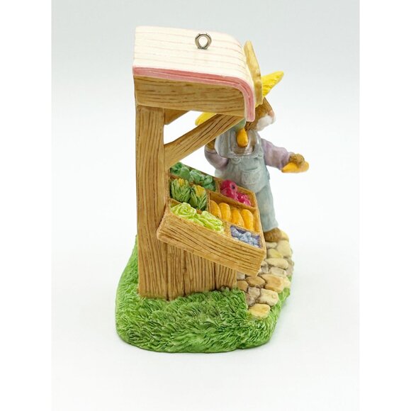 Vintage 1997 Hallmark Keepsake Collectors Club Farmers Market Ornament - Picture 6 of 8